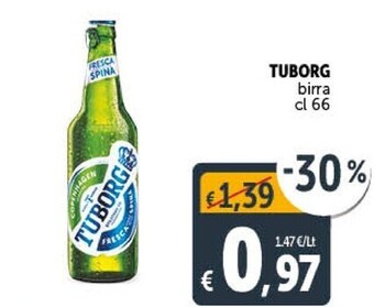 Gourmet Déco Tuborg birra offerta