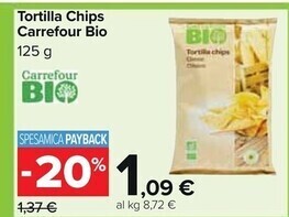 Carrefour Iper Carrefour tortilla chips bio offerta