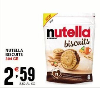 Sisa Nutella Biscuits 304 gr offerta