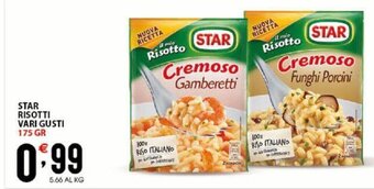 Sisa Star Risotti Vari Gusti 175 gr offerta