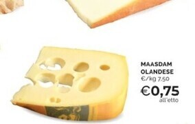 Mercatò Maasdam olandese offerta