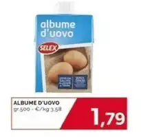 Mercatò Selex albume d'uovo offerta