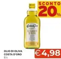 Mercatò Costa d'oro olio di oliva offerta