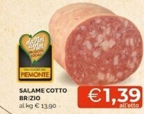 Mercatò Salame cotto brizio offerta