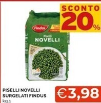 Mercatò Findus piselli novelli surgelati offerta
