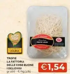 Mercatò La fattoria delle cose buone trofie deliziosi offerta