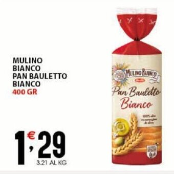Sisa Mulino Bianco Pan Bauletto Bianco 400 gr offerta