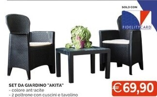 Set da giardino akita