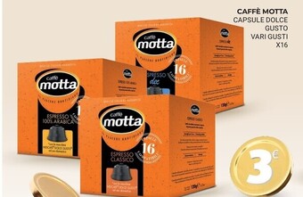 Eté Caffè motta capsule dolce gusto offerta