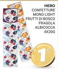 Eté Hero confetture mono light frutti di bosco fragola albicocca offerta