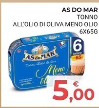 Eté Asdomar tonno all'olio di oliva meno olio offerta