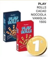 Eté Playtime rolls cacao nocciola vaniglia offerta