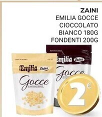 Eté Zaini emilia gocce cioccolato bianco offerta