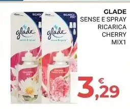 Eté Glade sense e spray ricarica cherry offerta