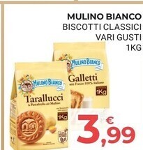 Eté Mulino bianco biscotti classici offerta