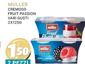 Eté Muller cremoso fruit passion vari gusti offerta