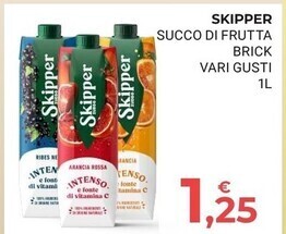 Eté Skipper succo di frutta brick offerta