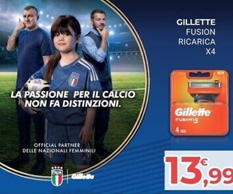 Eté Gillette fusion ricarica offerta