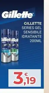 Eté Gillette series gel sensibile idratante offerta