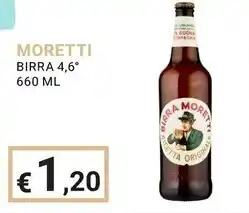 Eté Moretti birra offerta