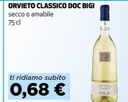 Coop Bigi orvieto classico doc offerta