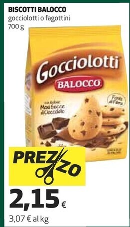 Coop Balocco biscotti offerta