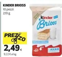 Coop Kinder brioss offerta