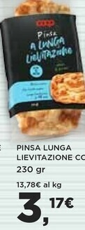 Coop Coop pinsa lunga lievitazione offerta