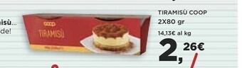 Coop Coop tiramisu offerta