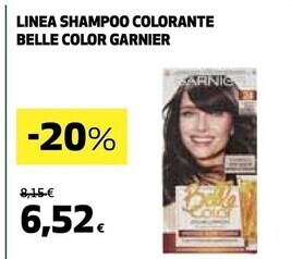 Coop Garnier linea shampoo colorante belle color offerta