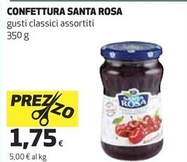Coop Santa rosa confettura offerta