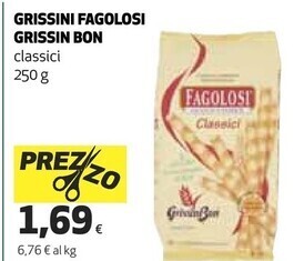 Coop Grissin bon grissini fagolosi offerta