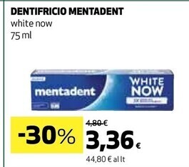 Coop Mentadent dentifricio offerta