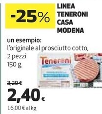 Coop Casa modena linea teneroni offerta