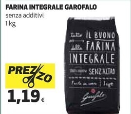 Coop Garofalo farina integrale offerta