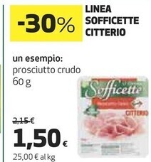 Coop Citterio linea sofficette offerta