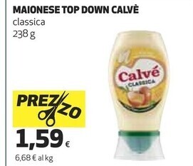 Coop Calvè maionese top down offerta