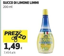 Coop Limmi succo di limone offerta