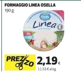 Coop Osella formaggio linea offerta