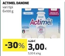 Coop Danone actimel offerta