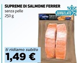 Coop Ferrer supreme di salmone offerta