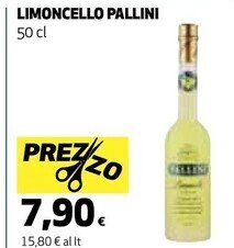 Coop Pallini limoncello offerta