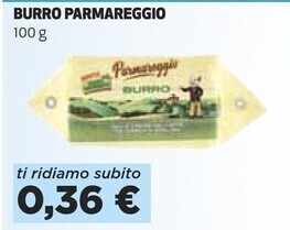 Coop Parmareggio burro offerta
