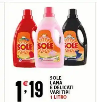 Sisa Sole Lana E Delicati Vari Tipi 1 Litro offerta