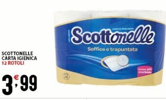 Sisa Scottonelle Carta Igienica 12 Rotoli offerta