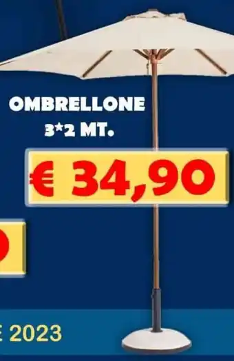 Ombrellone 3*2 mt.