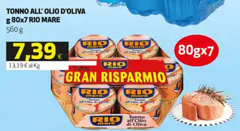 Coop Rio Mare Tonno All'Olio di Oliva 560 g offerta
