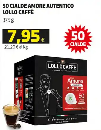 Coop Lollo Caffè Cialde Amore Autentico 375 g offerta