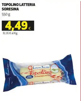 Coop Soresina Topolino Latteria 550 g offerta