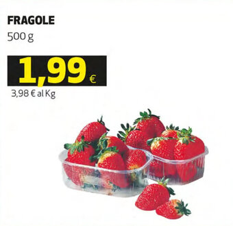 Coop Fragole 500 g offerta